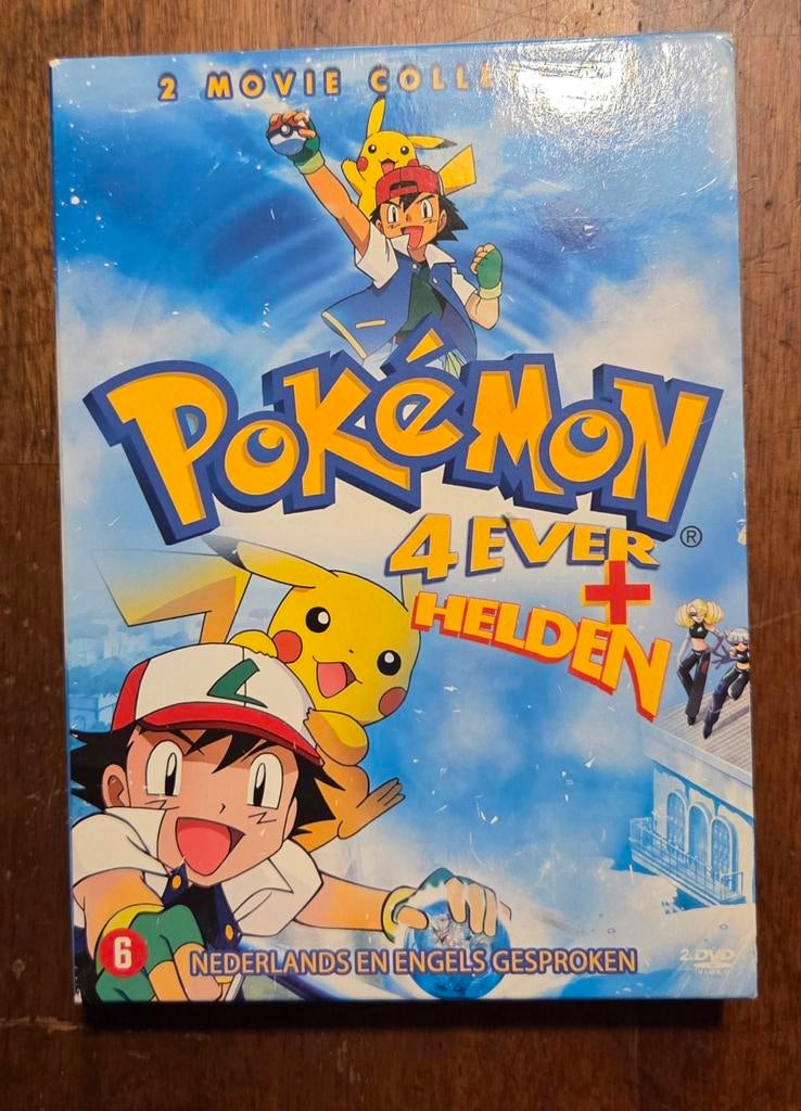 Pokémon: 4Ever + Helden - 2 Film Collectie DVD, Avontuur, Boxset, Ophalen of Verzenden, Zo goed als nieuw