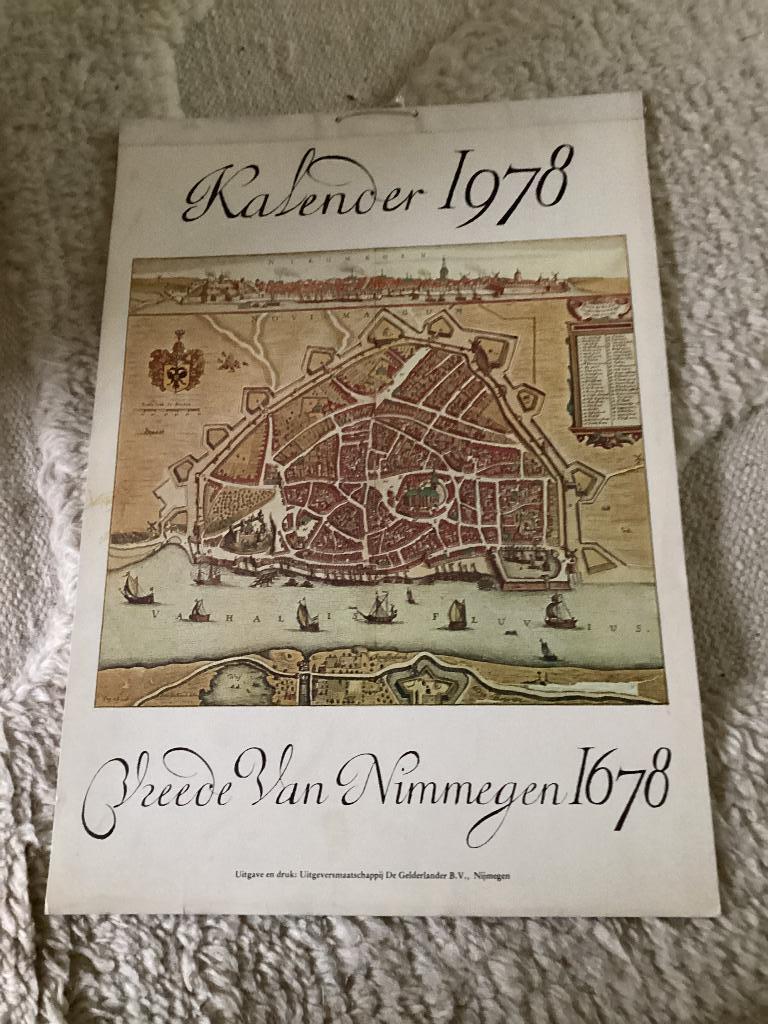 Kalender Vreede van Nimmegen 1678, Diversen, Kalenders, Ophalen, Maandkalender, Zo goed als nieuw