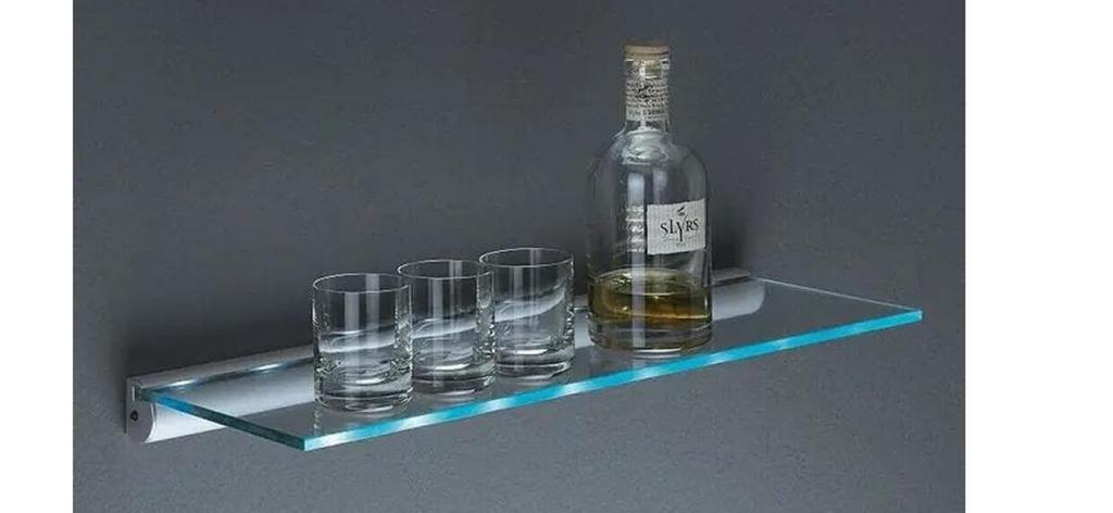 Glazen wandplank met led !!!!, Huis en Inrichting, Woonaccessoires | Wandplanken en Boekenplanken, Ophalen, Nieuw