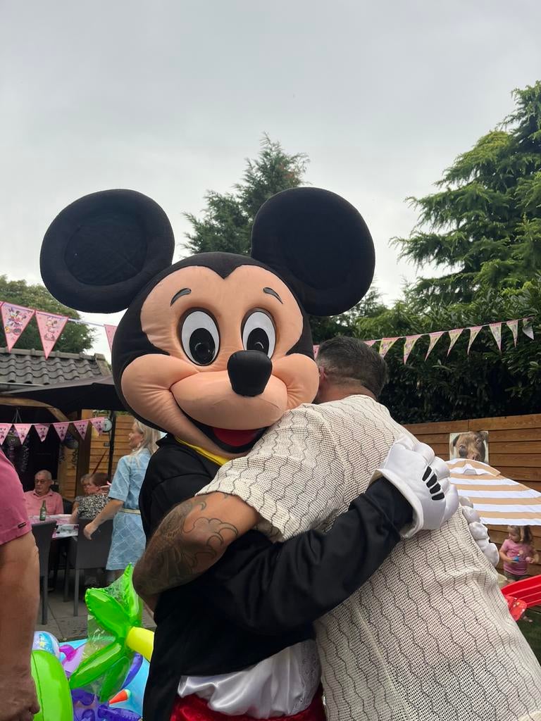 MICKEY MOUSE MASCOTTE VERHUUR, Ophalen of Verzenden, Nieuw, Verjaardag