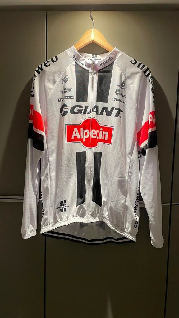 Wielershirt lange mouw Maat XXL, Fietsen en Brommers, Fietsaccessoires | Fietskleding, Ophalen of Verzenden, Zo goed als nieuw