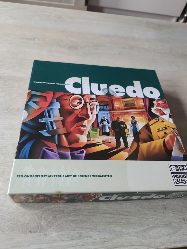 Cluedo Bordspel - Klassiek Detective Spel, Parker, Vijf spelers of meer, Ophalen of Verzenden, Zo goed als nieuw