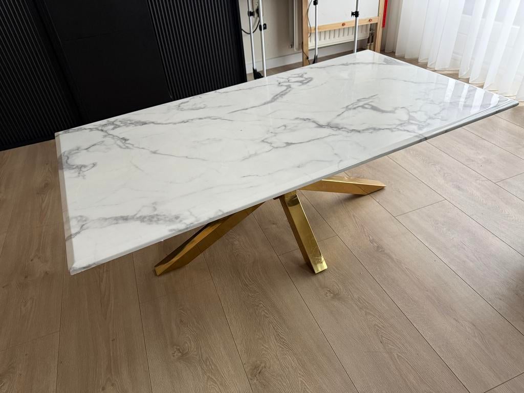 Salontafel Marmer!!, Huis en Inrichting, Tafels | Salontafels, Ophalen, 100 tot 150 cm, 50 tot 75 cm, 50 tot 100 cm