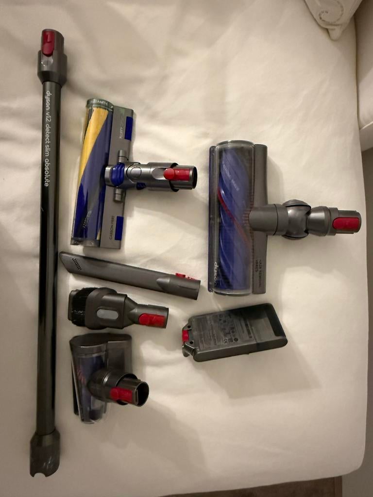 Dyson V12 detect slim absolute accessoires, Witgoed en Apparatuur, Onderdelen en Toebehoren, Ophalen, Gebruikt