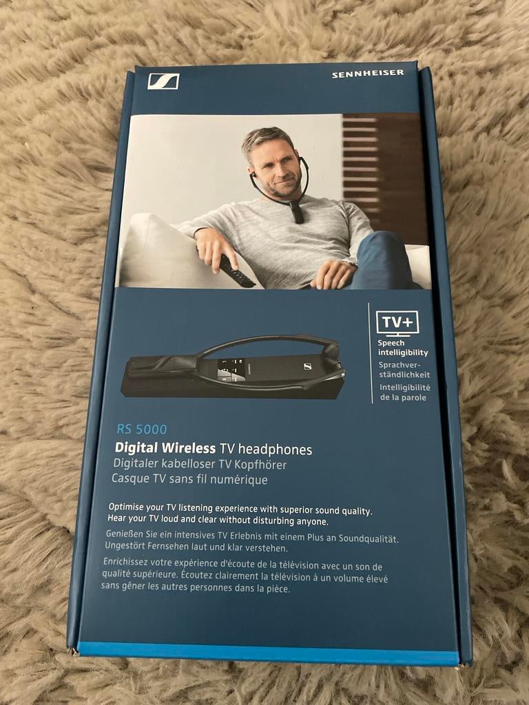 Sennheiser RS 5000 digitale tv-hoofdtelefoon(nieuw in doos), Audio, Tv en Foto, Koptelefoons, Sennheiser, Ophalen of Verzenden