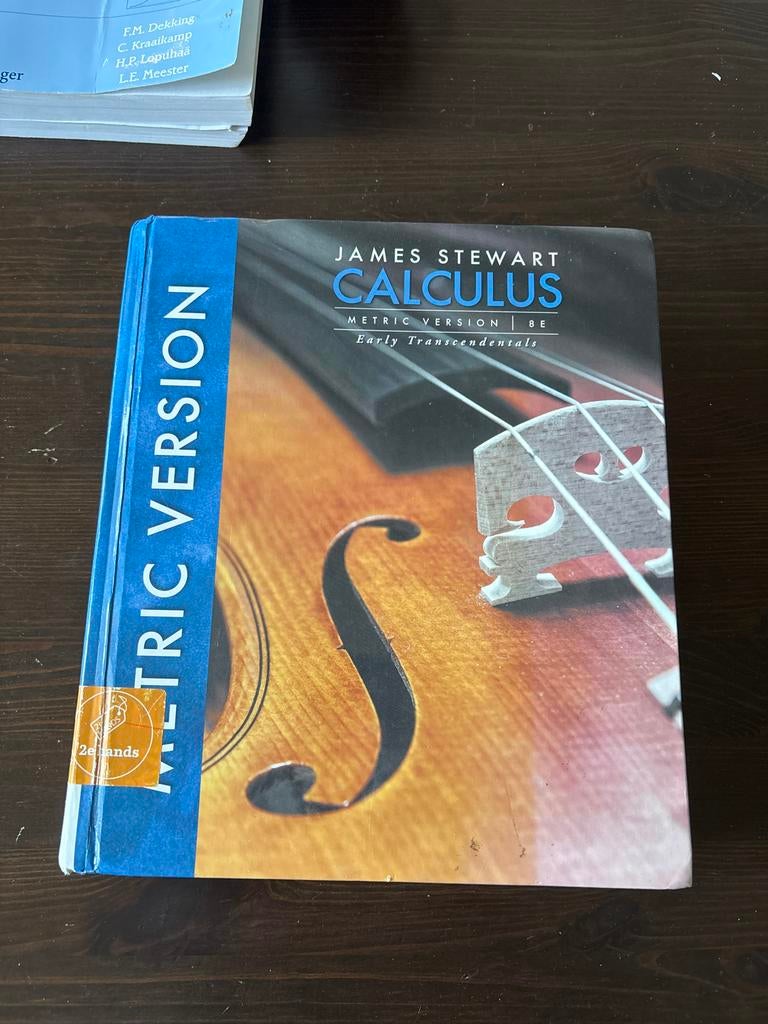 Calculus boek (8e editie) - James Stewart - Prima staat, Boeken, Studieboeken en Cursussen, Ophalen of Verzenden, Beta, Zo goed als nieuw