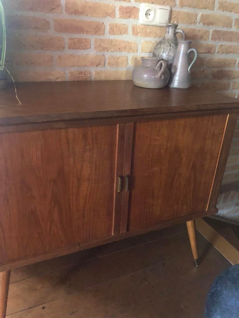Vintage Dressoir / Wasmeubel, Gebruikt, 100 tot 150 cm, Ophalen of Verzenden, Met lade(s)