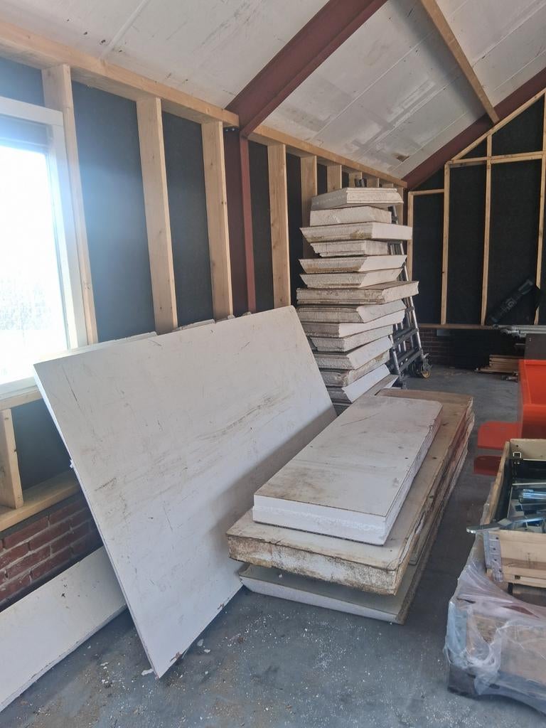 GRATIS Isolatie platen 13cm dik. Isobouw dak, 12 cm of meer, Piepschuim (Tempex), Ophalen, Dakisolatie