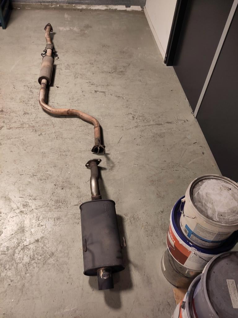 Honda B serie uitlaat 50mm met Vibrant einddemper, Ophalen, Gebruikt, Honda