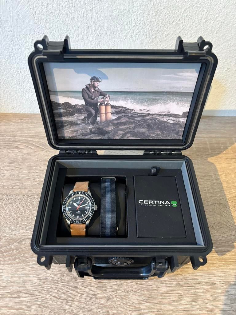 Certina DS PH200M Horloge C0364071605000, Overige merken, Staal, Polshorloge, Ophalen of Verzenden