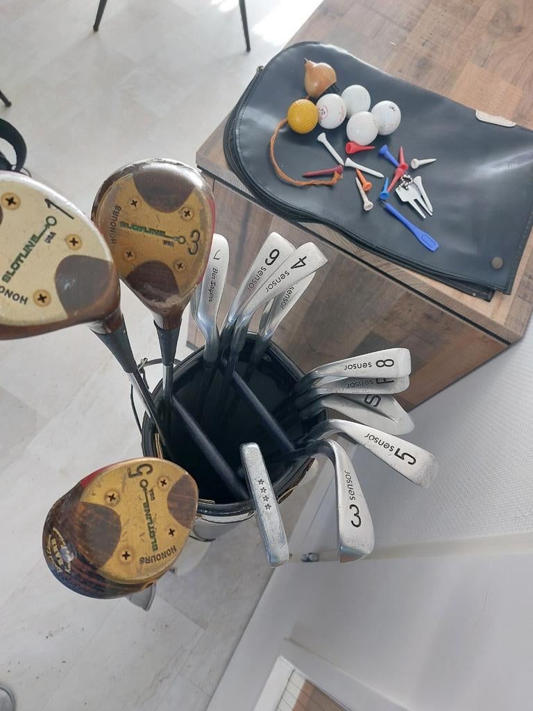Golfset heren rechts vintage, Ophalen of Verzenden, Gebruikt, Set, Overige merken
