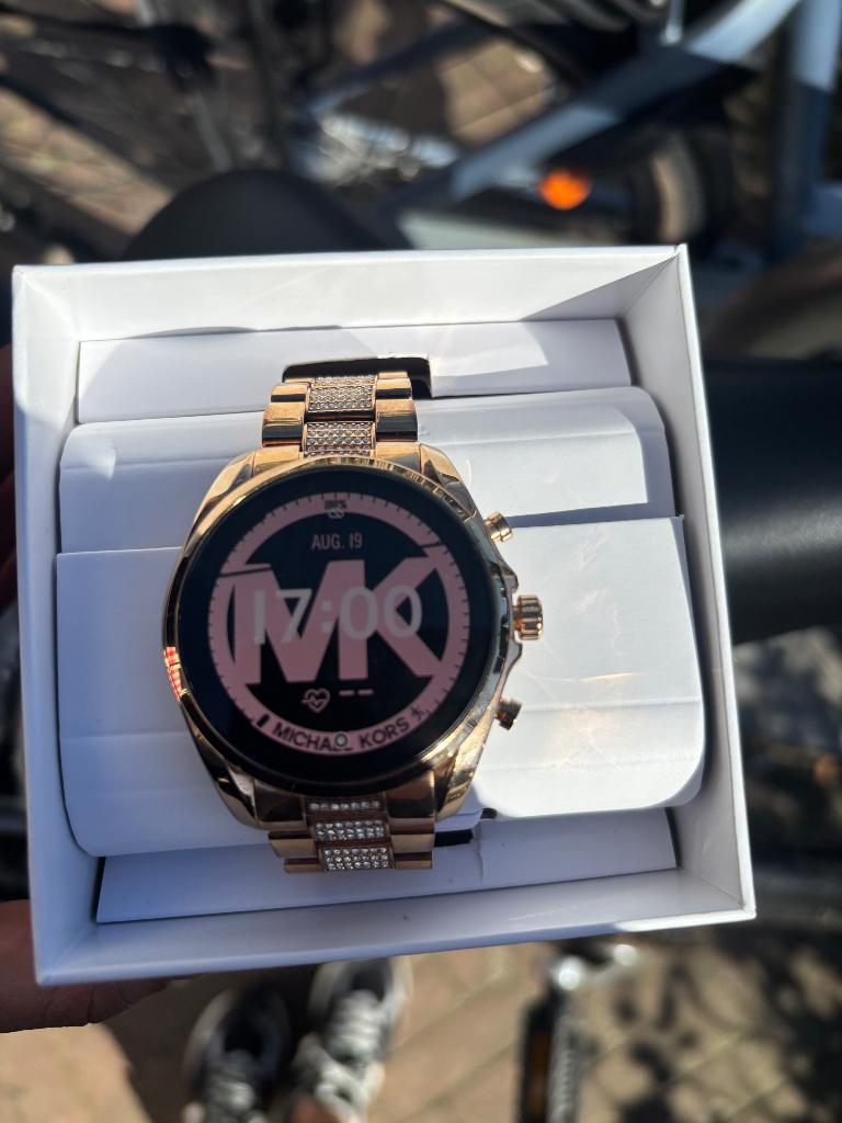 Micheal kors smart watch, Ophalen, Zo goed als nieuw, Polshorloge, Overige merken