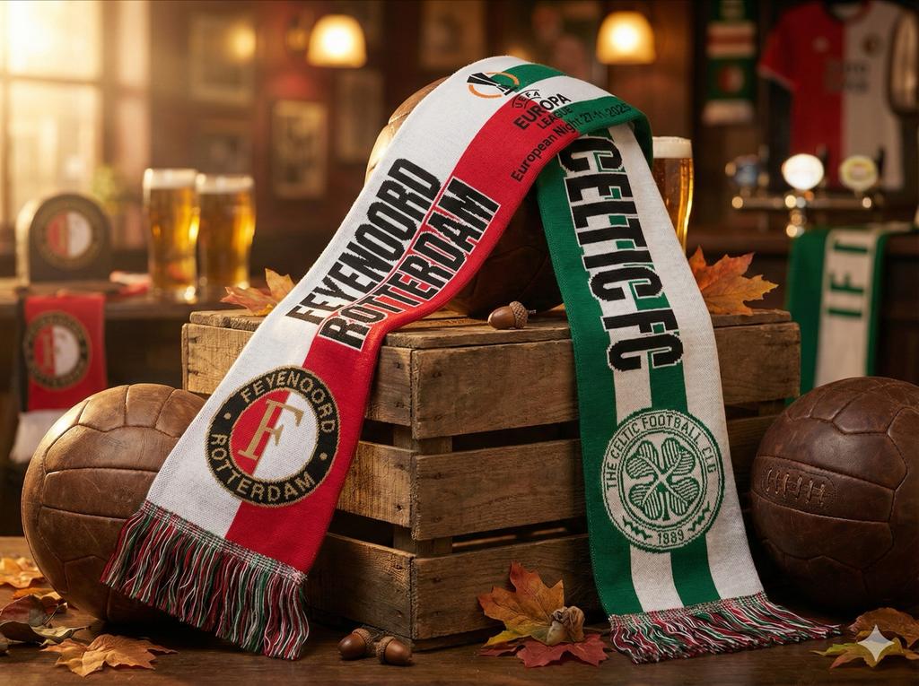 Feyenoord Celtics sjaal ( prijs is per 2 stuks), Maat XL, Ophalen of Verzenden, Nieuw, Clubaccessoires