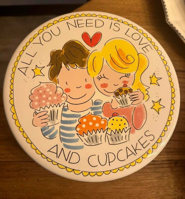 Taartschotel / Taartplateau Blond Amsterdam, Huis en Inrichting, Keuken | Servies, Ophalen of Verzenden, Zo goed als nieuw, Aardewerk