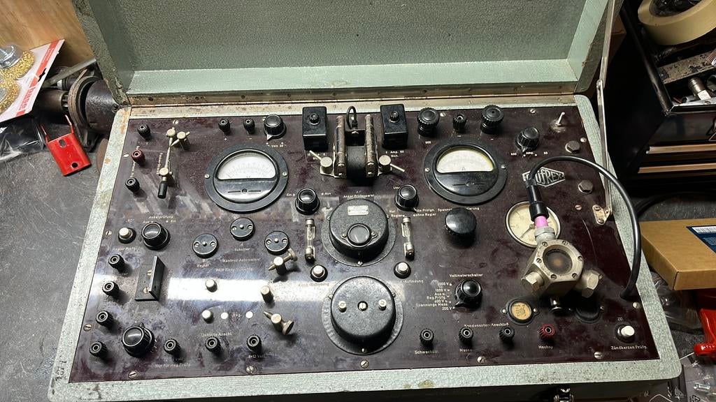 Prüfrex tester groot model, Antiek en Kunst, Ophalen