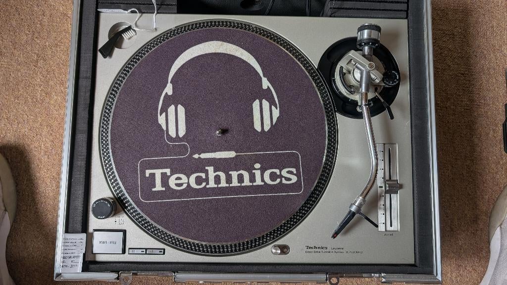Technics Sl 1200 mk2 met Flightcase, Ophalen, Gebruikt, Platenspeler, Technics