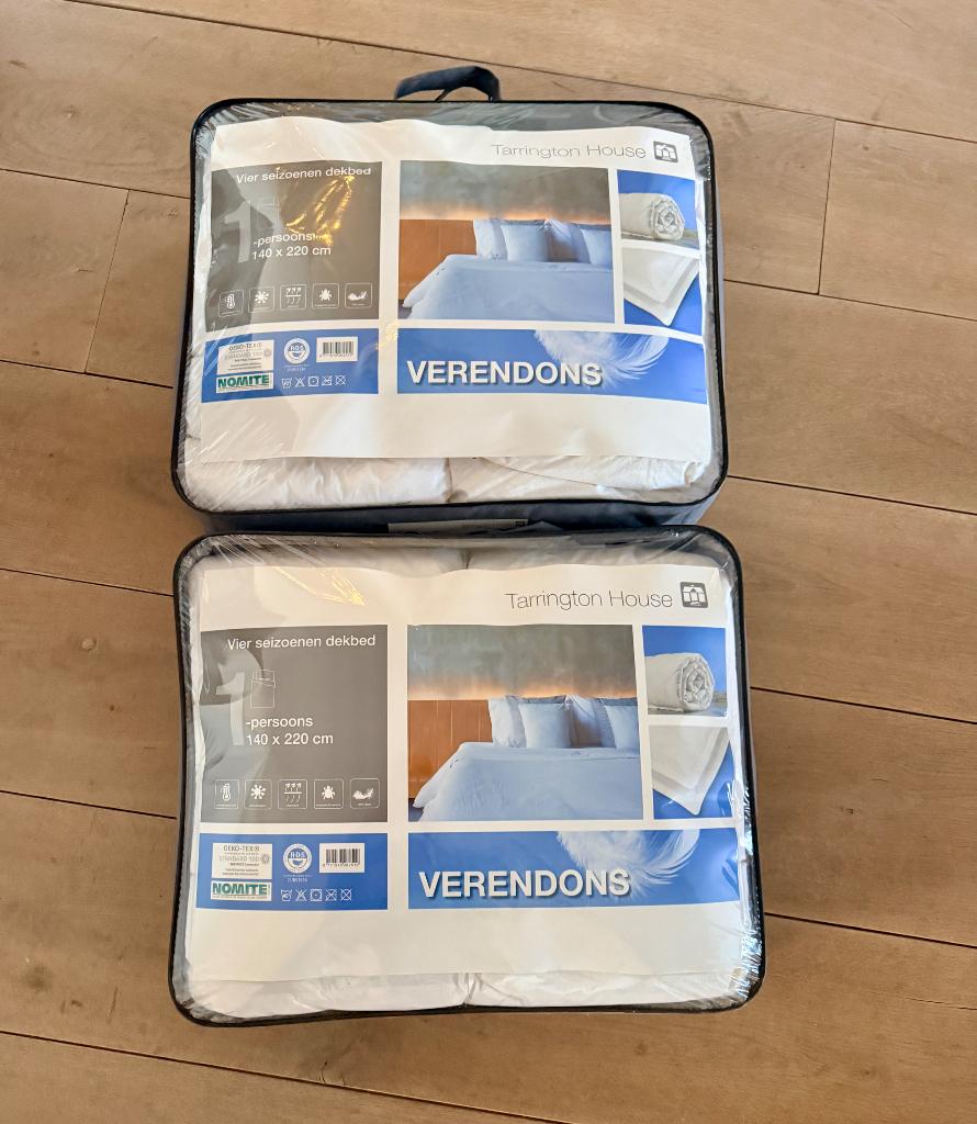 Donzen veren dekbed Tarrington House, Ophalen, Wit, Deken of Dekbed, Nieuw