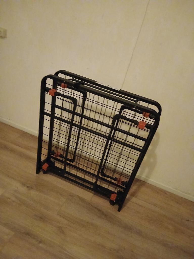Opklapbed / stretcher - ruimtebesparend, Huis en Inrichting, Slaapkamer | Bedden, Verstelbaar, 90 cm, Eenpersoons, Zwart