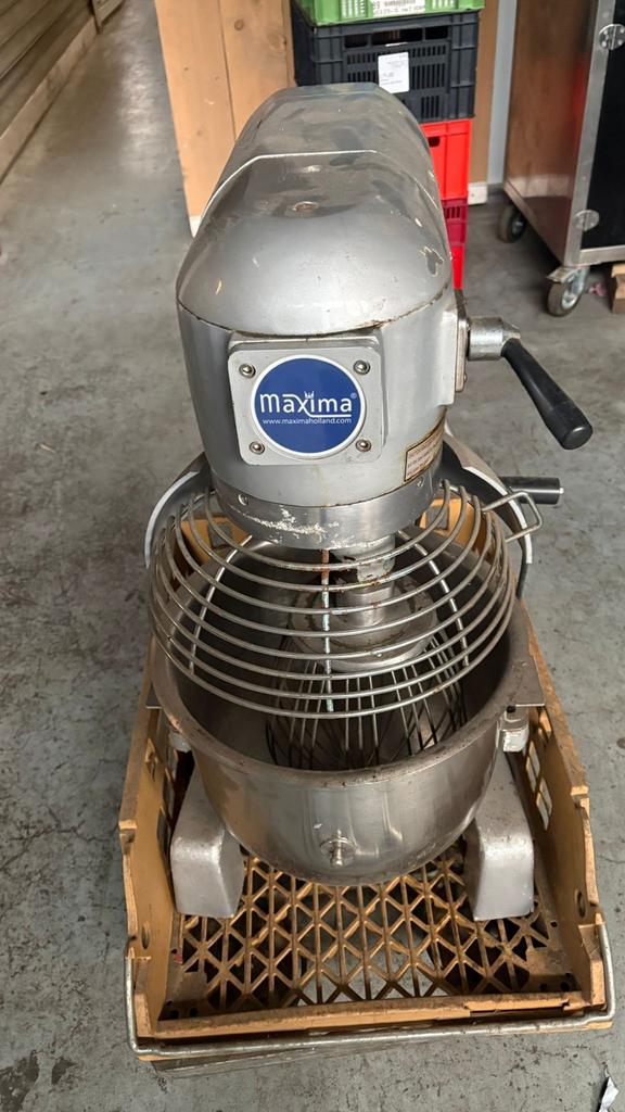 Maxima planeetmenger - Horeca Keukenapparatuur 20 liter, 4 liter of meer, Ophalen of Verzenden, Gebruikt, 3 snelheden of meer