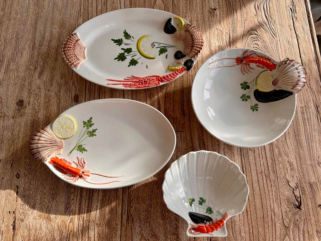 Cre Art Treviso schalen - 4 stuks, Huis en Inrichting, Keuken | Servies, Keramiek, Ophalen of Verzenden, Overige stijlen, Schaal of Schalen