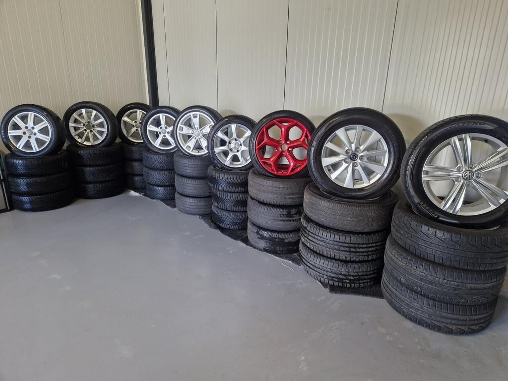 OPRUIMING BANDEN MET VELGEN GOEDKOPE SETS, Auto-onderdelen, Banden en Velgen, Ophalen, 16 inch, Band(en), Personenwagen