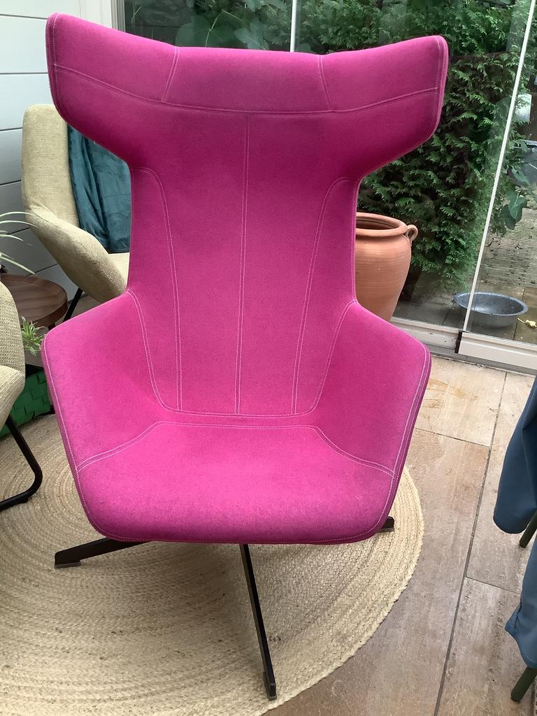 Moroso Take a line for a walk, Huis en Inrichting, Fauteuils, Zo goed als nieuw, 50 tot 75 cm, 75 tot 100 cm, Ophalen