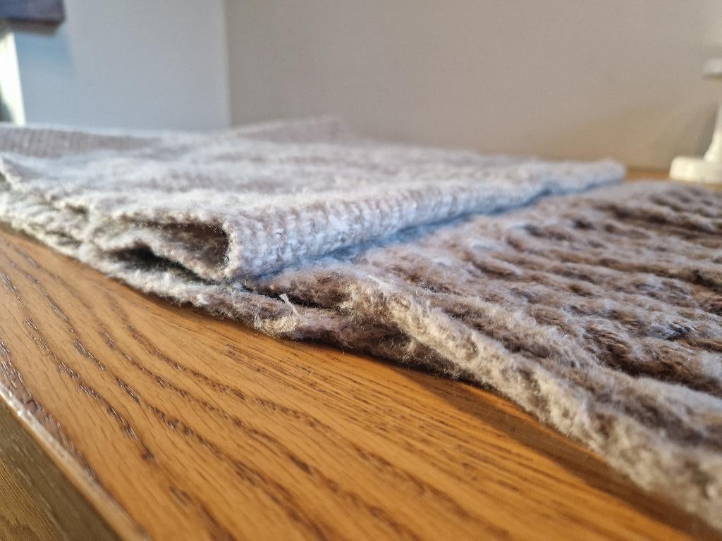 Warme Sjaal – Beige / Lichtbruin, Kleding | Dames, Ophalen, Maat 46/48 (XL) of groter, Sjaal, Onbekend