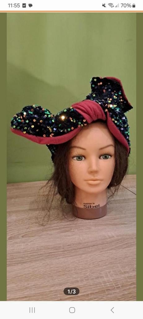 Haarwraps carnaval glitter, Ophalen of Verzenden, Zo goed als nieuw, Maat 38/40 (M), Carnaval