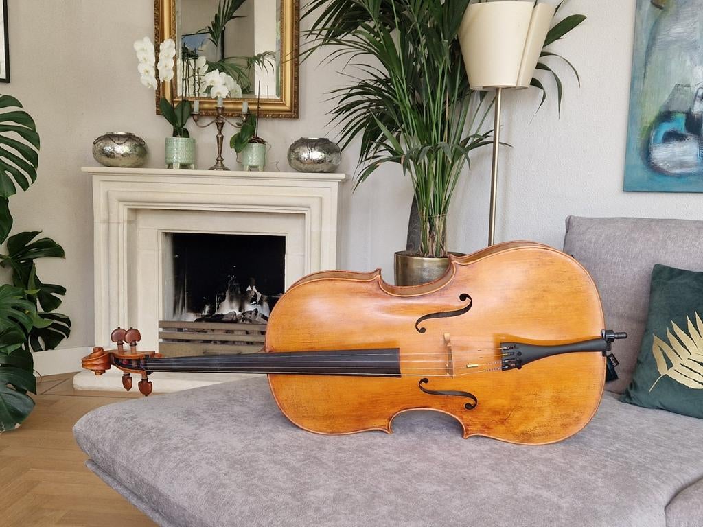 Prachtige Duitse Cello 4/4 G. Bertoni als nieuw, Ophalen, Zo goed als nieuw
