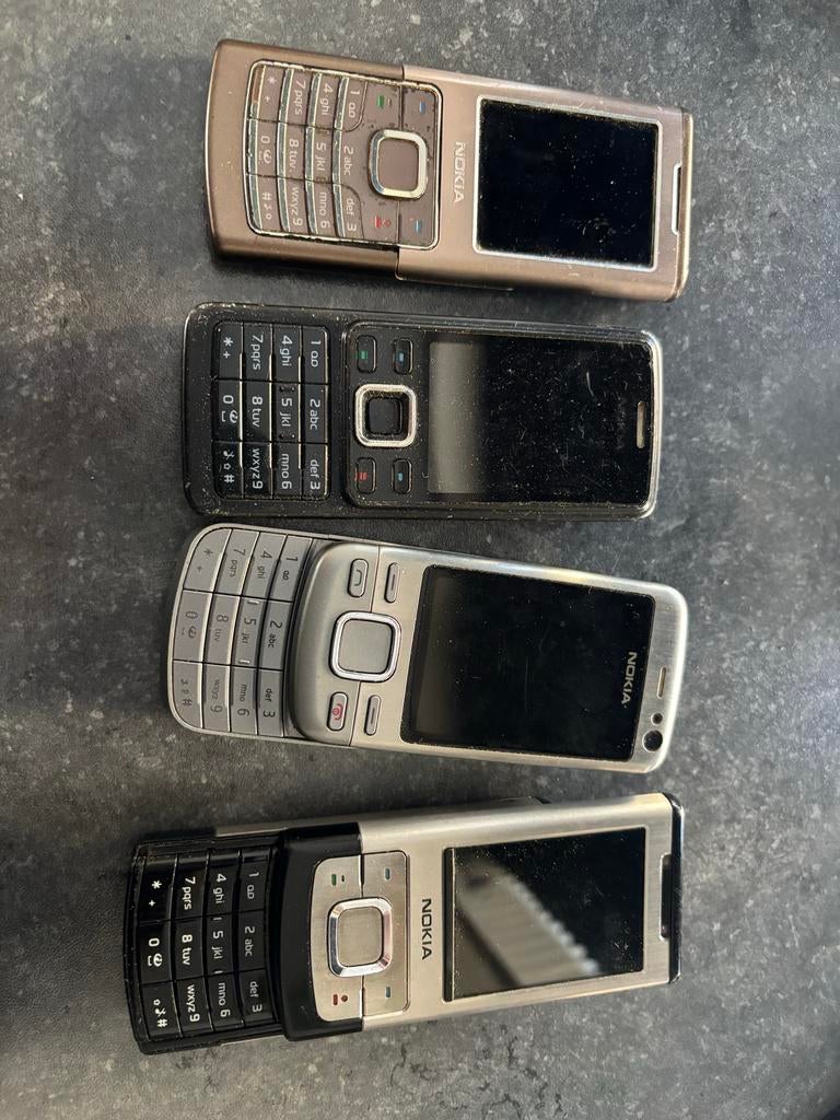 Partij Nokia Telefoons - status onbekend zo meenemen bieden, Fysiek toetsenbord, Ophalen of Verzenden, Minder dan 3 megapixel