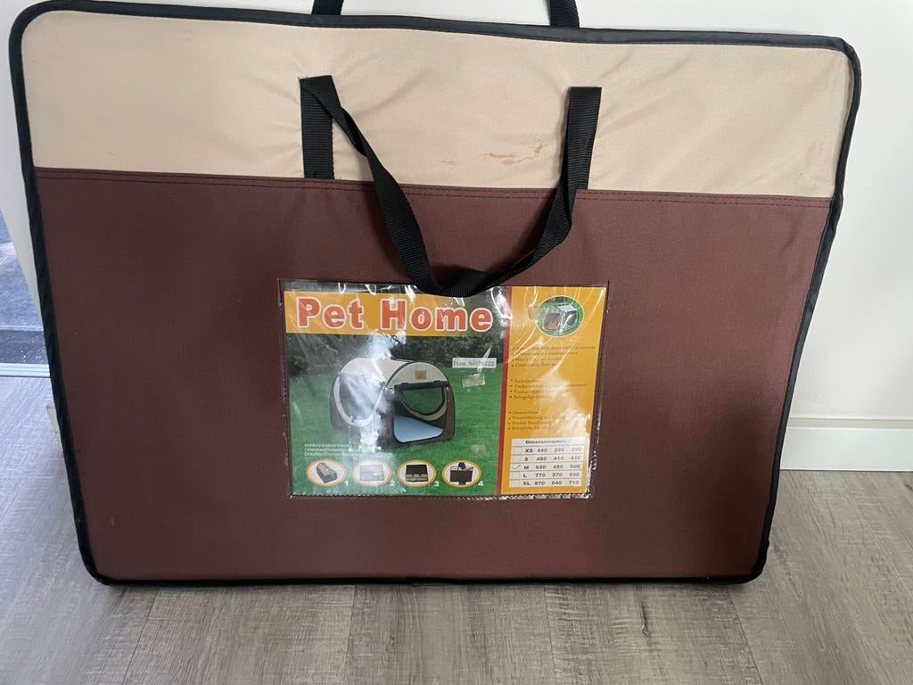 Pet home opvouwbare hondenbench, Dieren en Toebehoren, Ophalen of Verzenden, Zo goed als nieuw