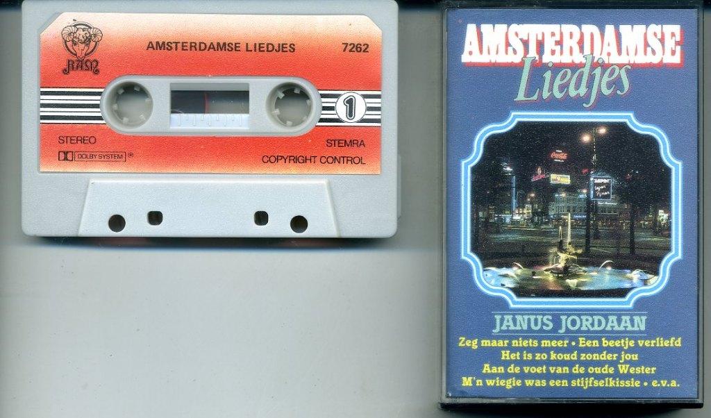Janus Jordaan – Amsterdamse Liedjes 14 nrs cassette ZGAN, 1 bandje, Ophalen of Verzenden, Zo goed als nieuw, Origineel