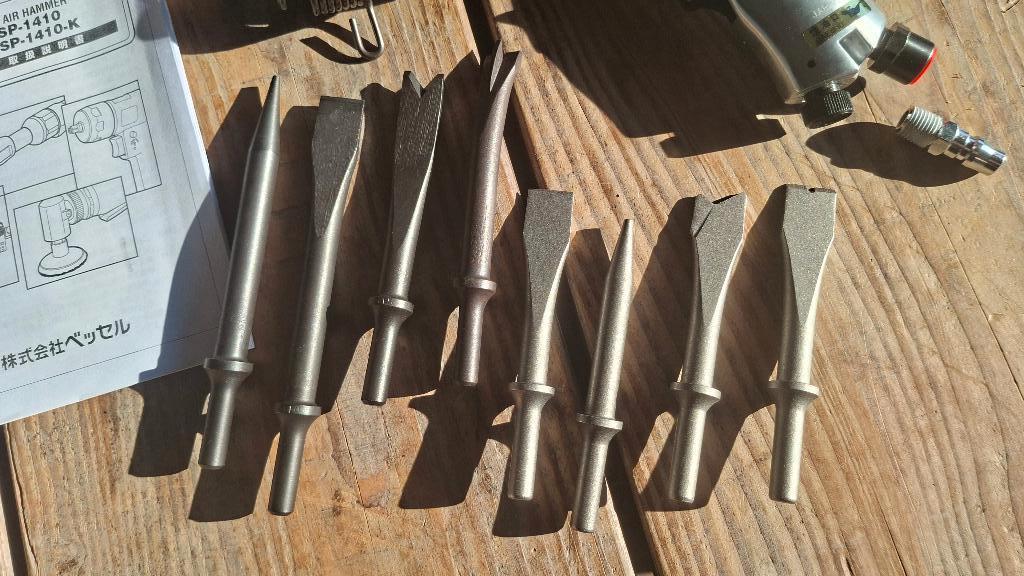 Sptools Bikhamer beitelhamer beitelset luchthamer NIEUW!, ., Nieuw, Ophalen of Verzenden, .