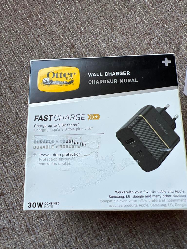Otterbox fast charge 30W, Ophalen of Verzenden, Nieuw