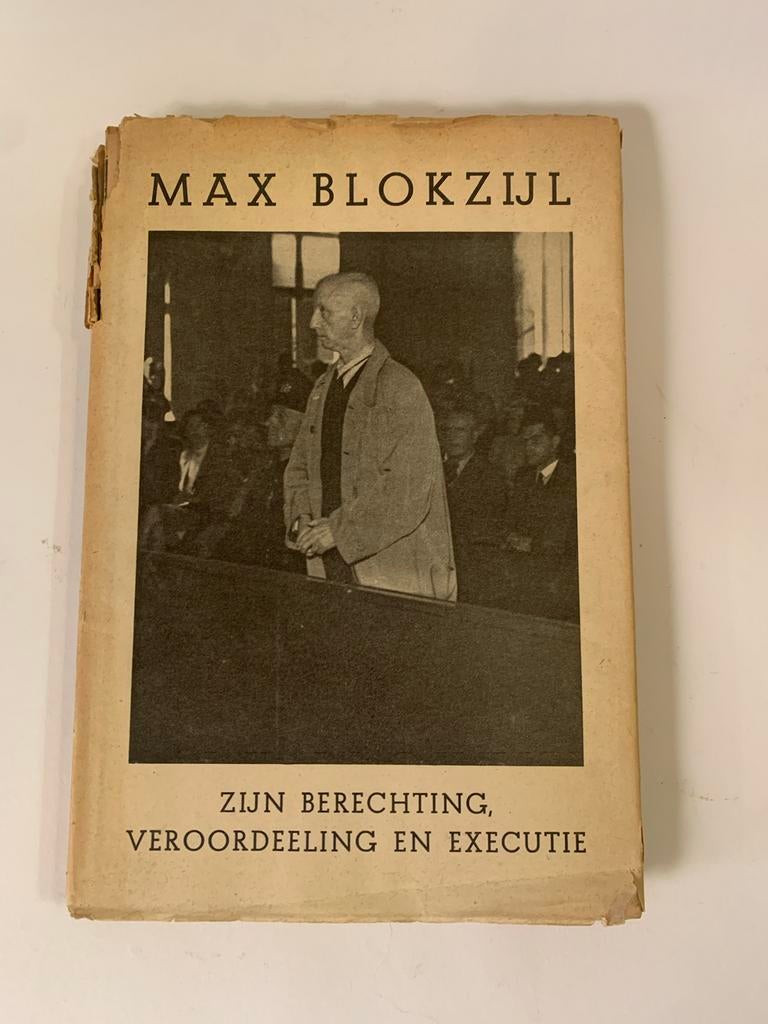 Max Blokzijl - Zijn Berechting, Veroordeling en Executie, Ophalen of Verzenden, 20e eeuw of later, Gelezen