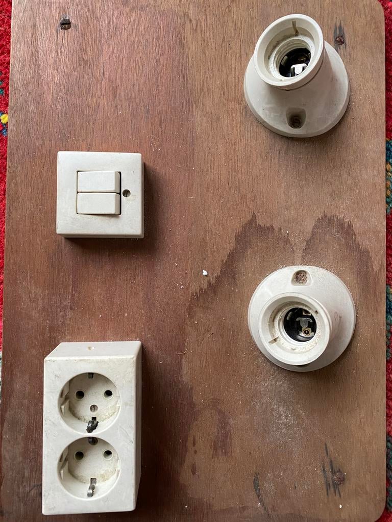 Schakelmateriaal jaren 80, Ophalen of Verzenden, Gebruikt