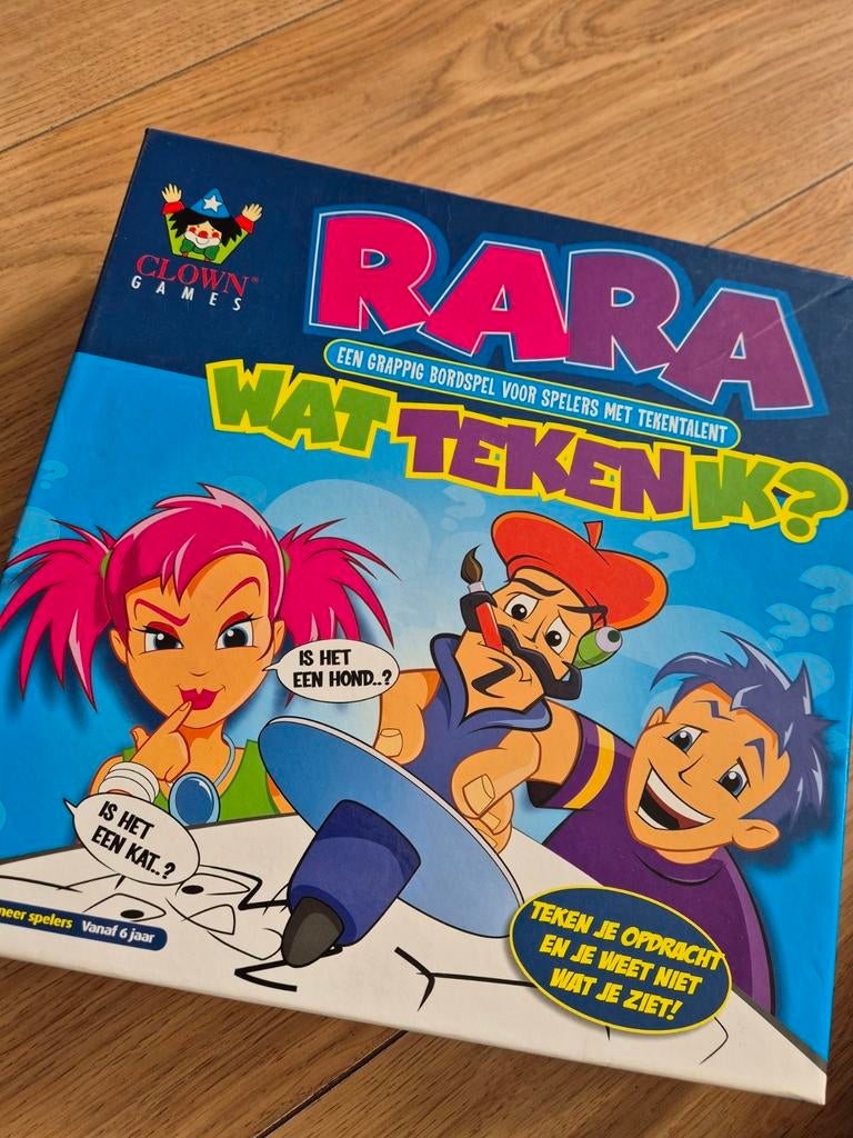 Rara Wat Teken Ik? Tekenspel vanaf 6 jaar, Hobby en Vrije tijd, Gezelschapsspellen | Bordspellen, Vijf spelers of meer, Ophalen