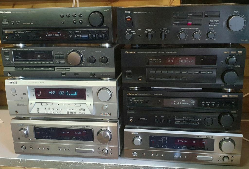 Versterkers + receivers denon, pioneer, technics, koda, Ophalen of Verzenden, Gebruikt, Overige merken