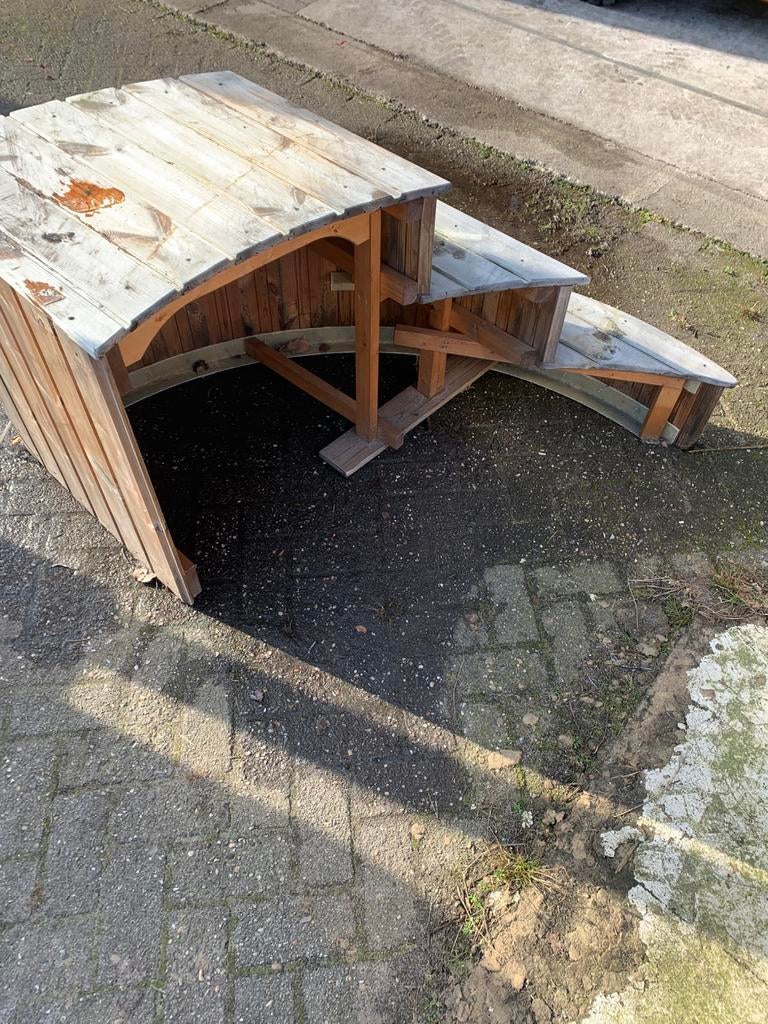 Luxe grote trap voor een ronde hottub of zwembad - thermo, Ophalen, 7921ae, Ladder, Info@fastfair.net