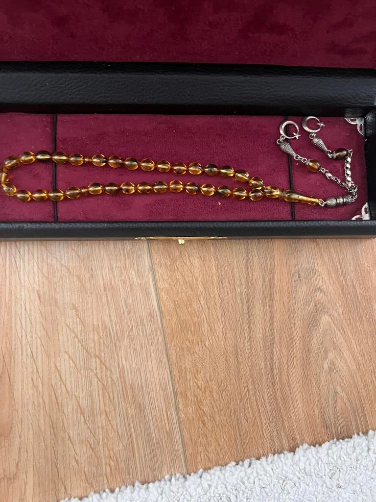 Ukrayna damla kehribar fosilli, Ophalen of Verzenden, Zo goed als nieuw