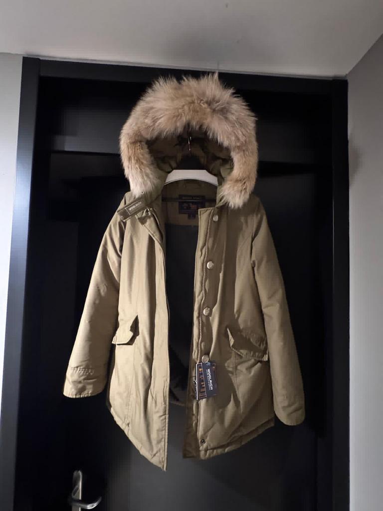 Woolrich dames jas olijfgroen maat L, Kleding | Dames, Ophalen of Verzenden, Zo goed als nieuw, Maat 38/40 (M), Groen