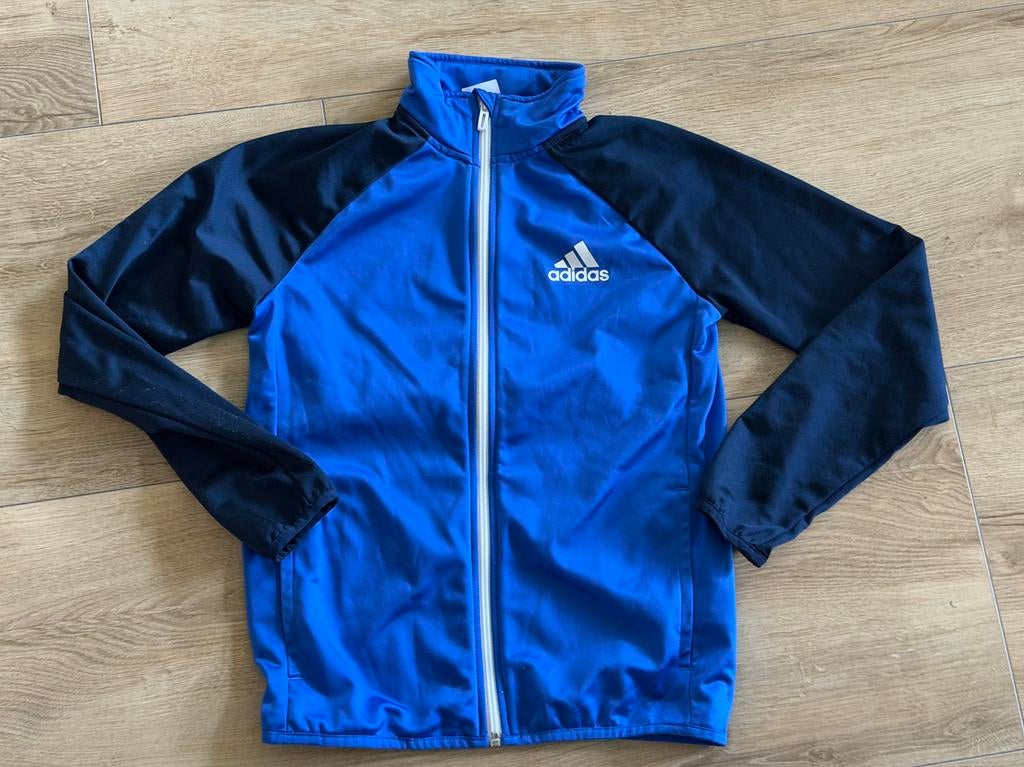 Adidas sport jasje maat 152, als nieuw, Ophalen of Verzenden, Zo goed als nieuw, Jas