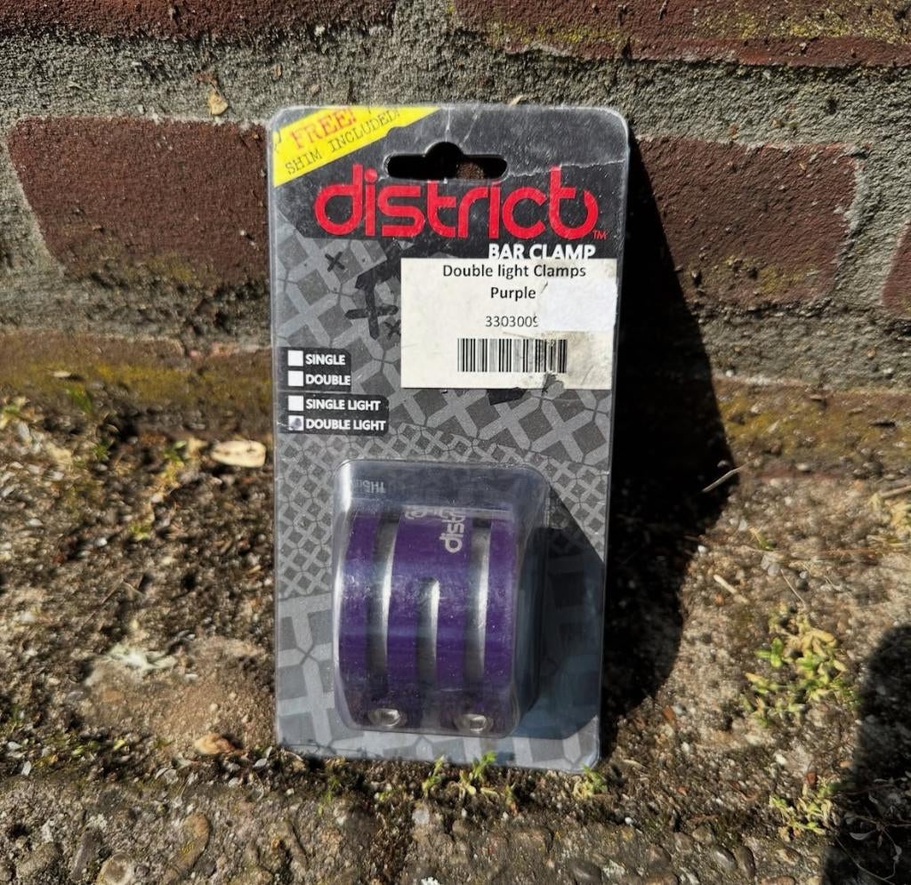 Nieuwe District double light stuntstep clamp, Ophalen of Verzenden, Nieuw