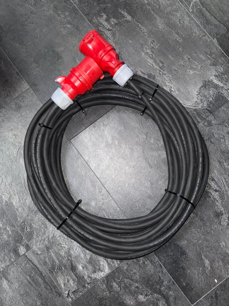Krachtstroomkabel 5G4 25 meter 32A/400V ( NIEUW ), Ophalen of Verzenden, Nieuw, Kabel of Snoer