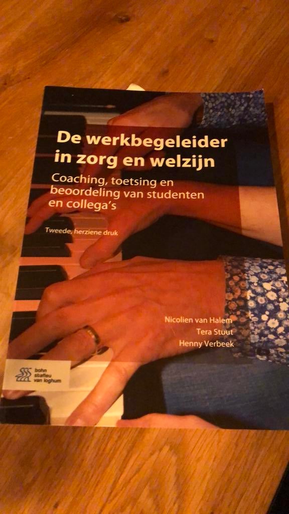 De werkbegeleider in zorg en welzijn, Boeken, Ophalen, Nicolien van Halem; Henny Verbeek; Tera Stuut, Sociale wetenschap, Zo goed als nieuw