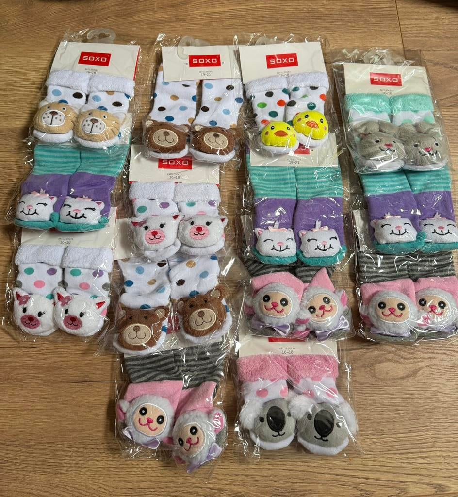 Laatste baby sokjes 14 stuks nieuw, Ophalen of Verzenden, Nieuw, Jongetje of Meisje, Sokjes