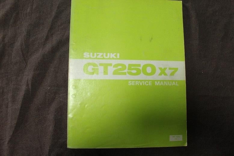Suzuki GT250 X7 1978 1979 motorcycle service manual GT 250x7, Motoren, Ophalen of Verzenden, Suzuki
