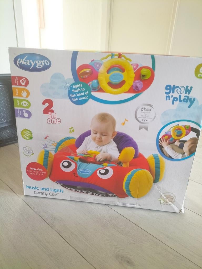 Plagro pluchen speelauto inclusief licht geluid etc., Kinderen en Baby's, Speelgoed | Babyspeelgoed, Ophalen, Zo goed als nieuw