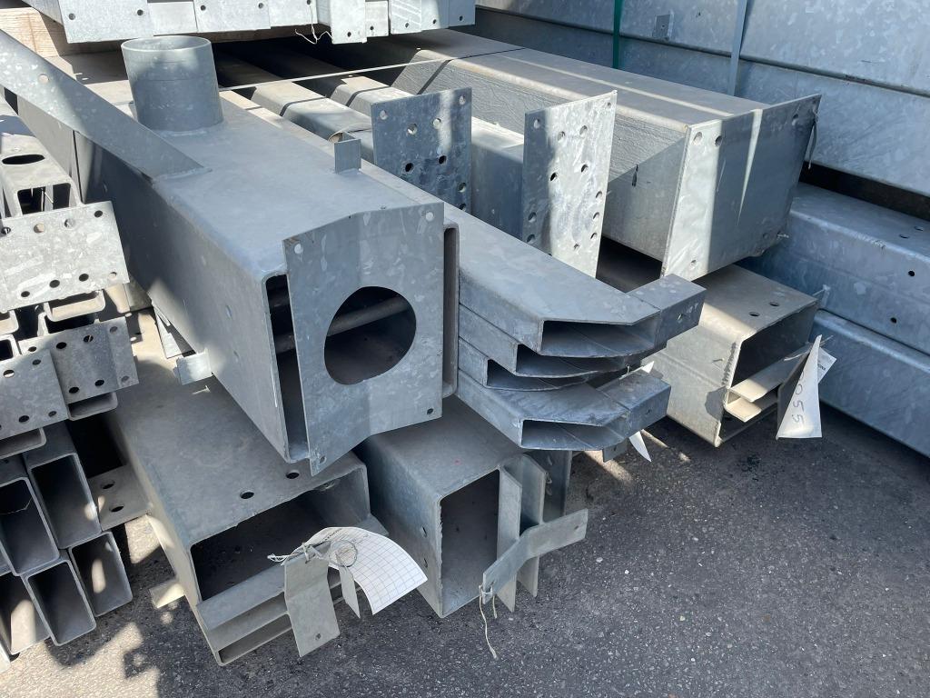 Kokerprofielen 250x250x6mm | Lengte: 5520 mm, Ophalen of Verzenden, Gebruikt, IJzer