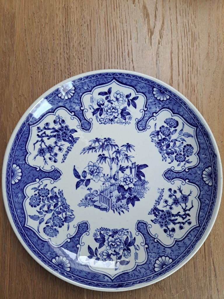 Oud Delfts Blauw Bord Petrus Regout Maastricht, Ophalen